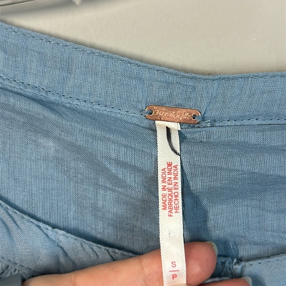 Free People Womens Victoria Babydoll Romper Size S Coquette Soft Girl Feminine - Picture 9 of 16